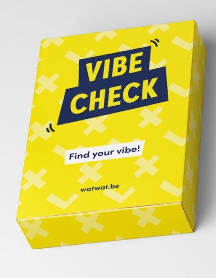 Vibe Check spel + gratis poster